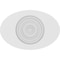 Ekena Millwork Standard Dalton Bullseye Rosette with Square Edge, 7"W x 4 3/4"H x 1/2"P ROSP070X048X050DAL02 - alternate 4